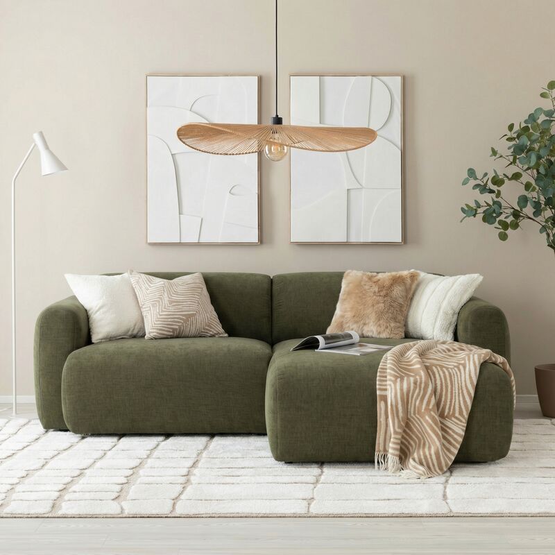 Lumo divaanisohva oikea Home 14 vihreä